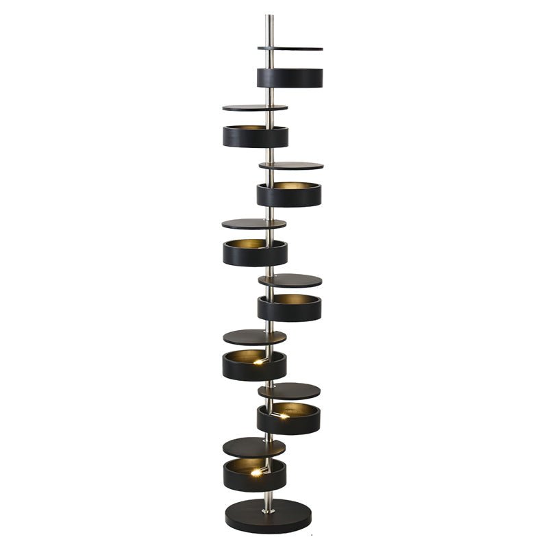 Lynix houten vloerlamp