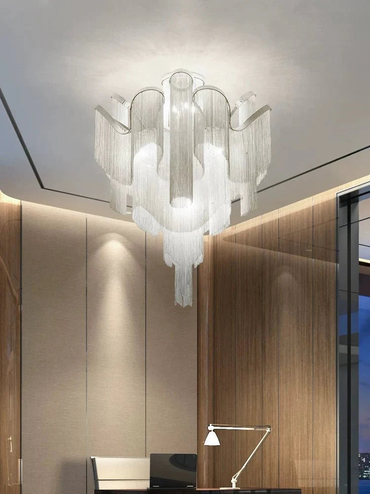Teriivel cascadeketting plafondlamp