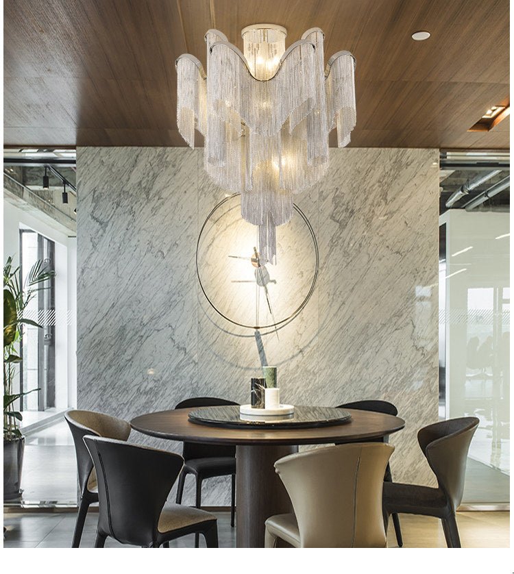 Teriivel cascadeketting plafondlamp
