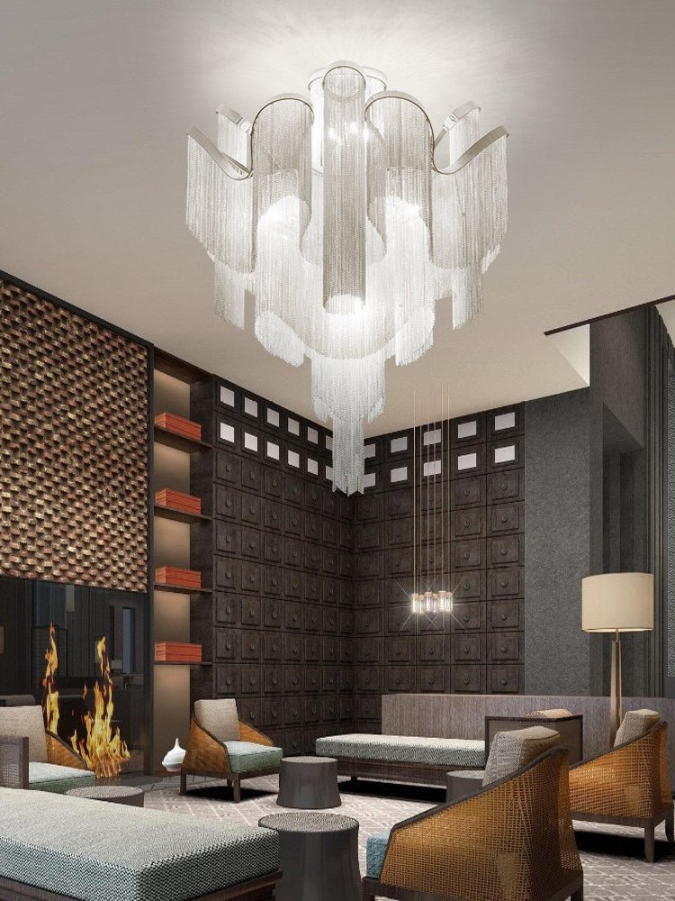 Teriivel cascadeketting plafondlamp