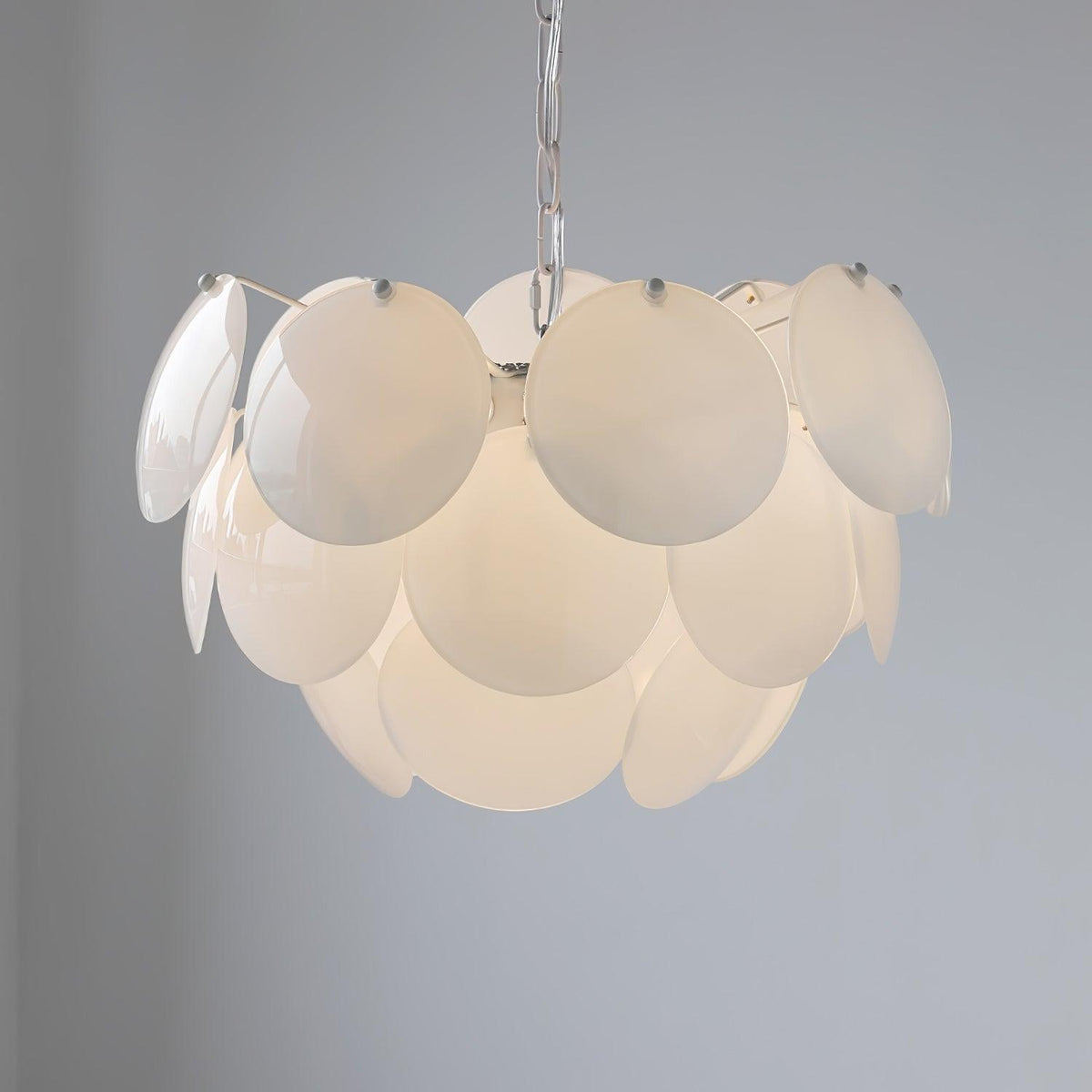 Sophia Minimalistische kroonluchter van glas