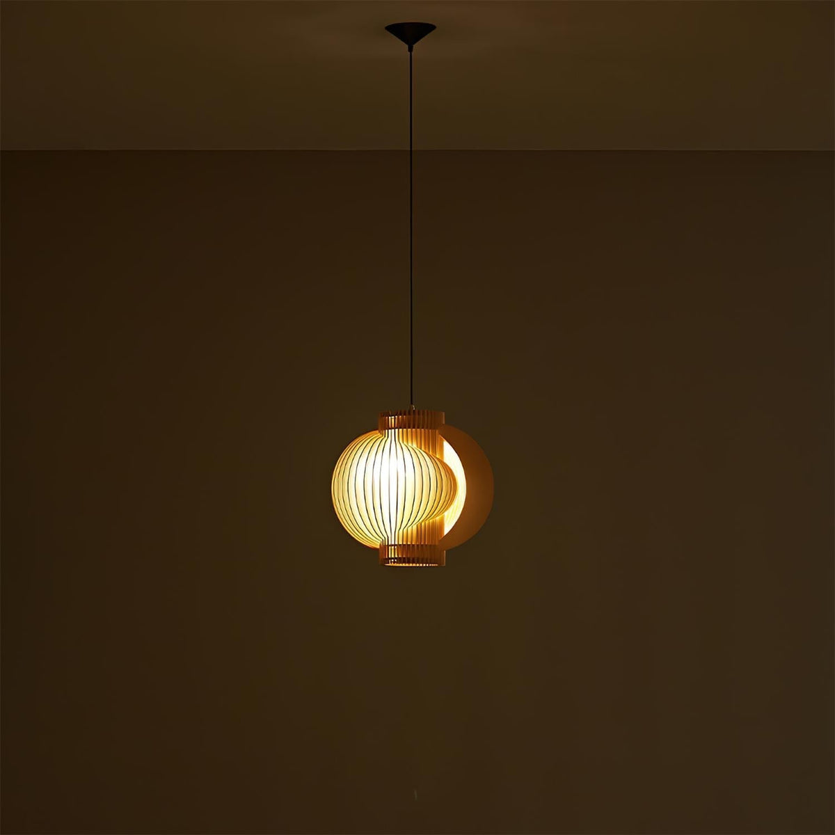 Rinaena houten hanglamp