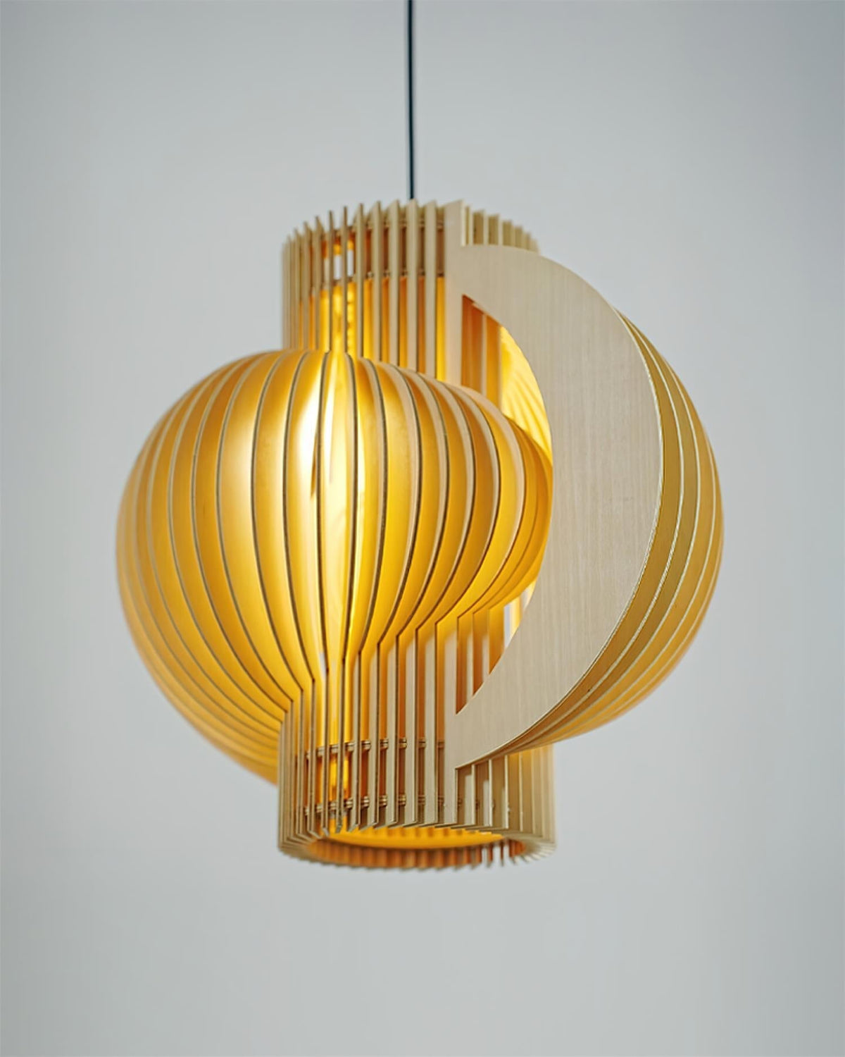 Rinaena houten hanglamp
