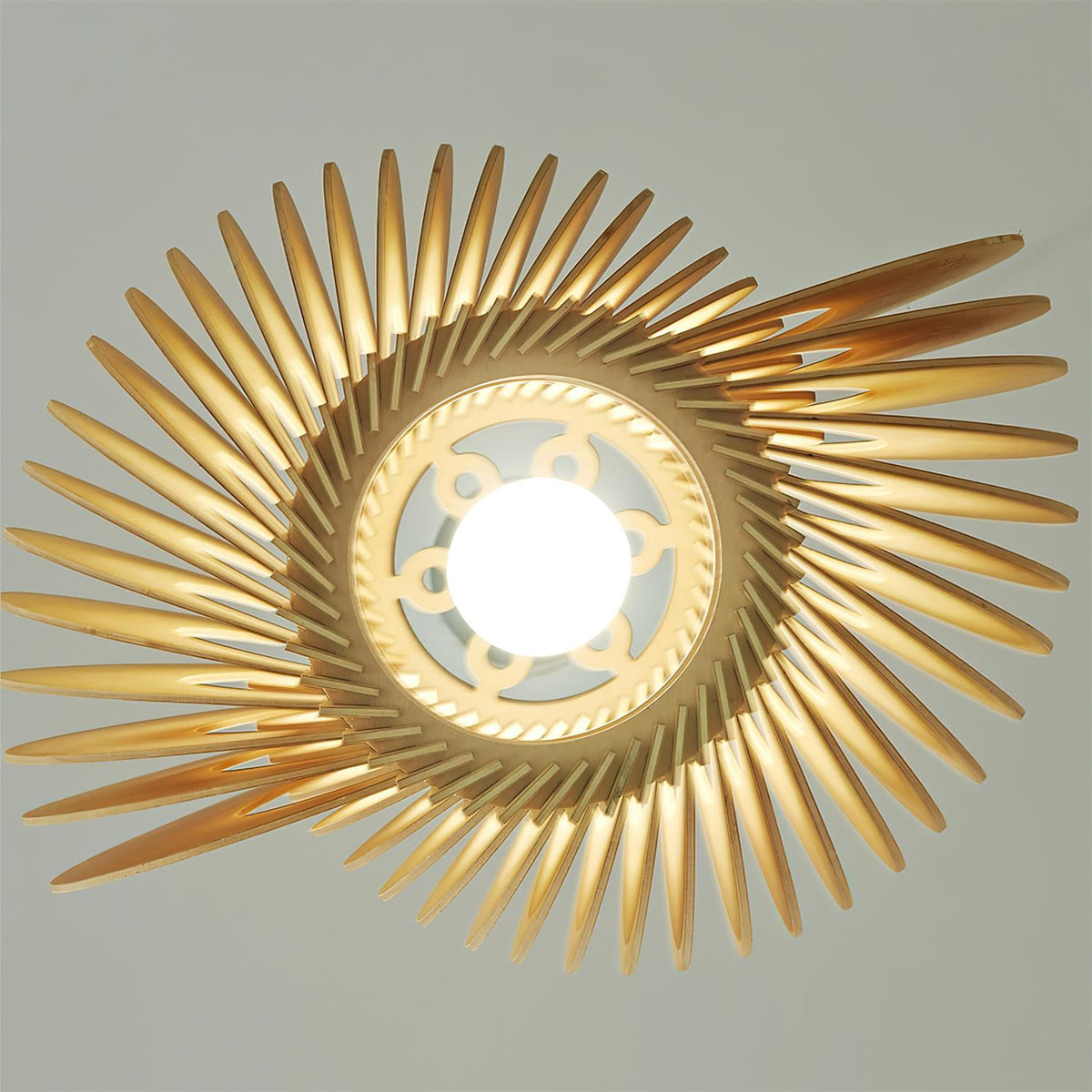 Rinaena houten hanglamp