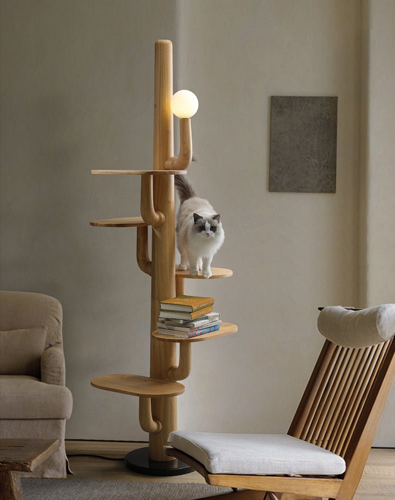 Rymb Houten Boom vloerlamp