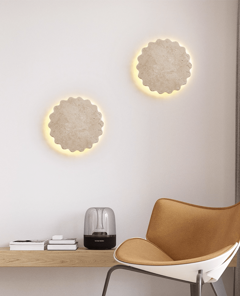 Viraanette Luna Scallop wandlamp