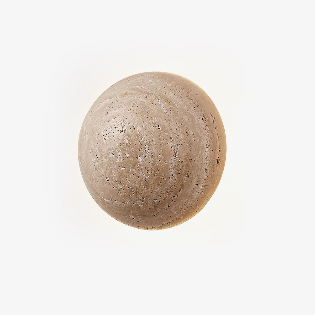 Vexael Minimalistische wandlamp in geel travertin