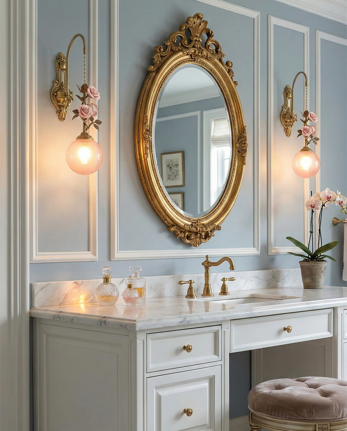 Roseline wandlamp