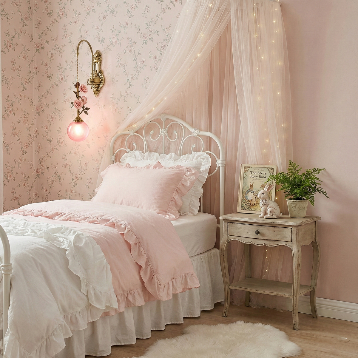Roseline wandlamp