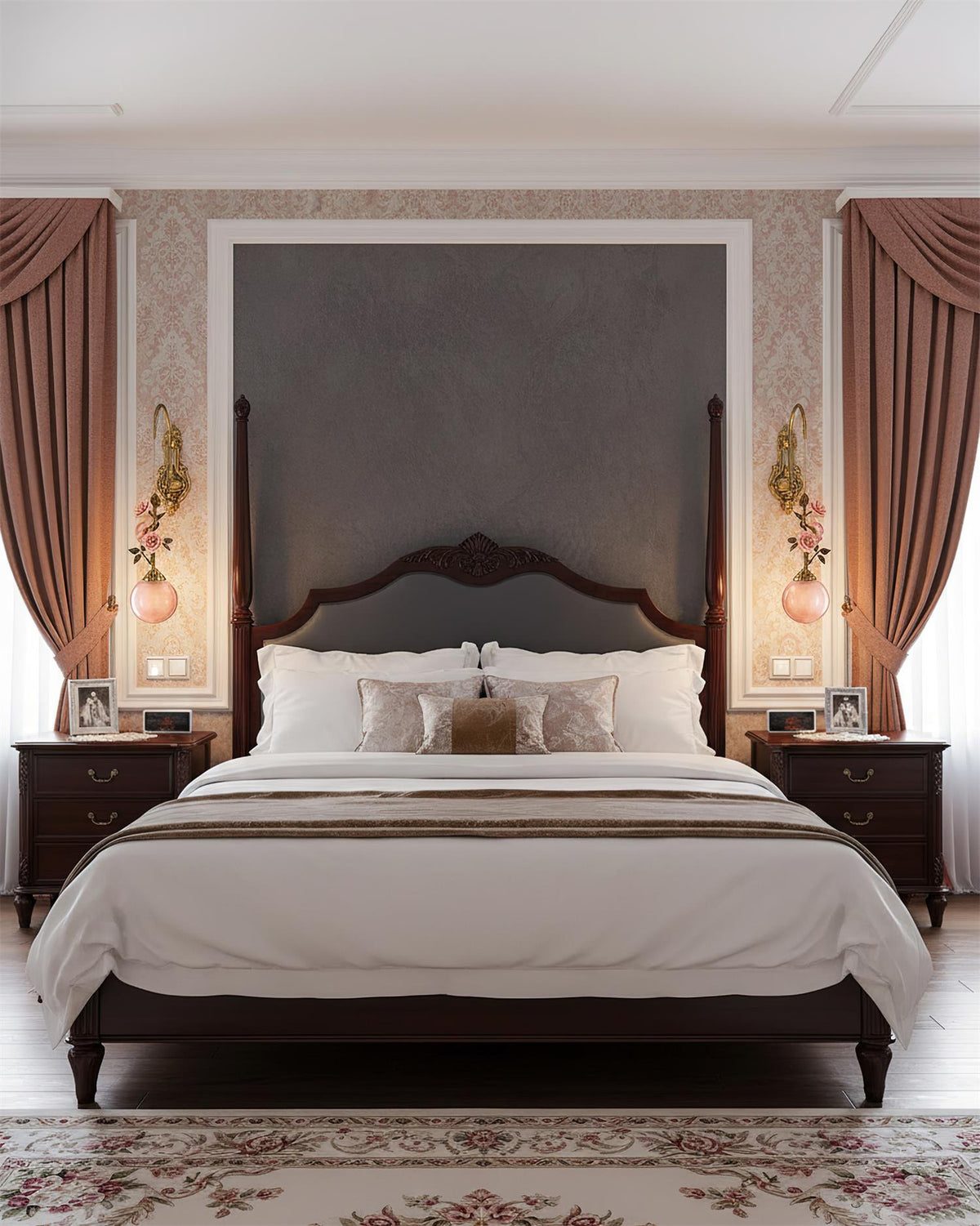 Roseline wandlamp