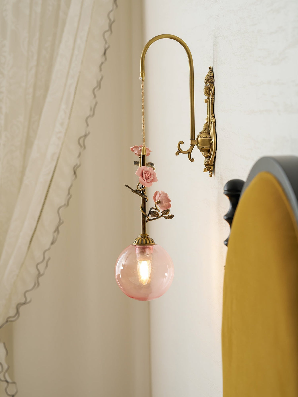 Roseline wandlamp