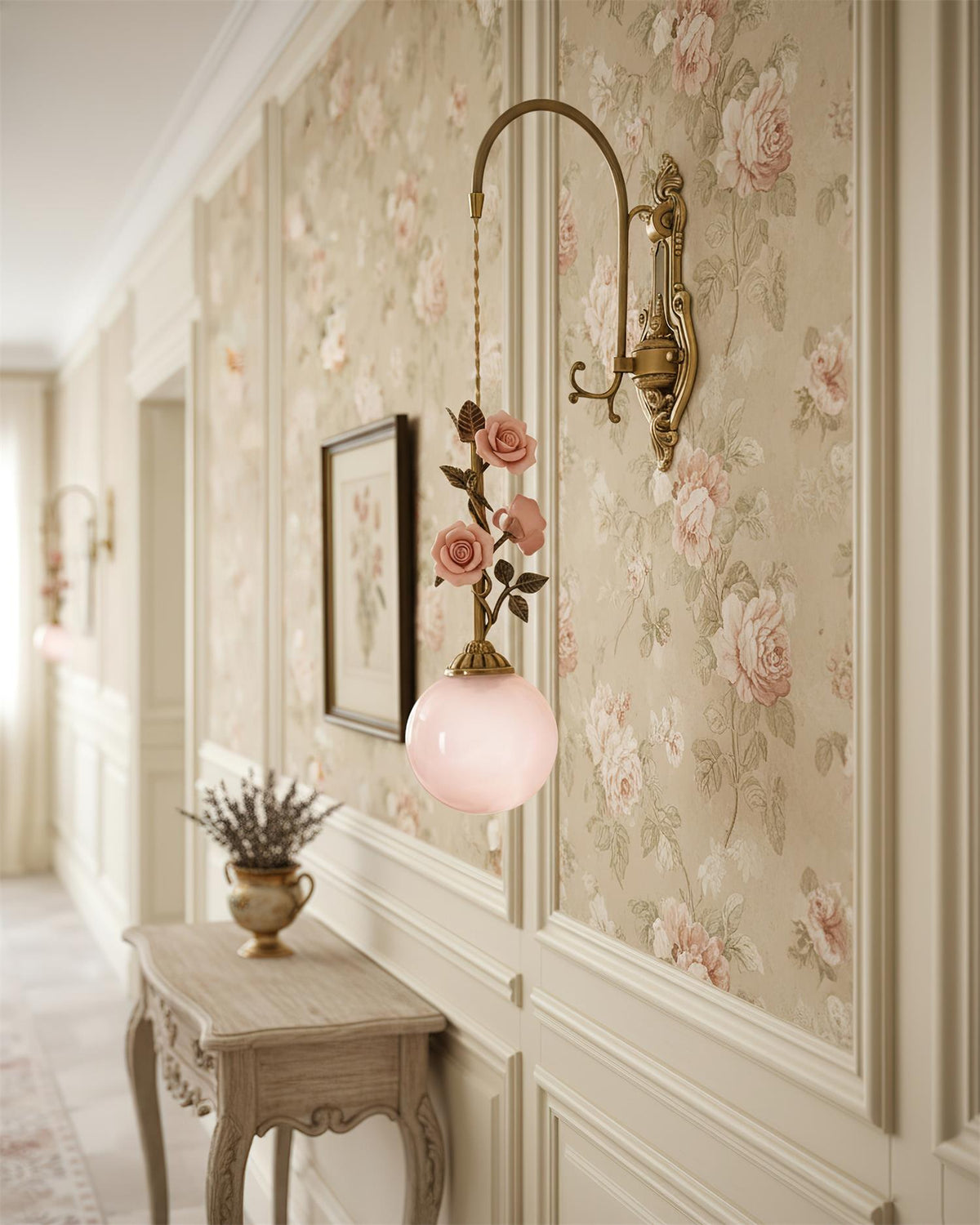 Roseline wandlamp