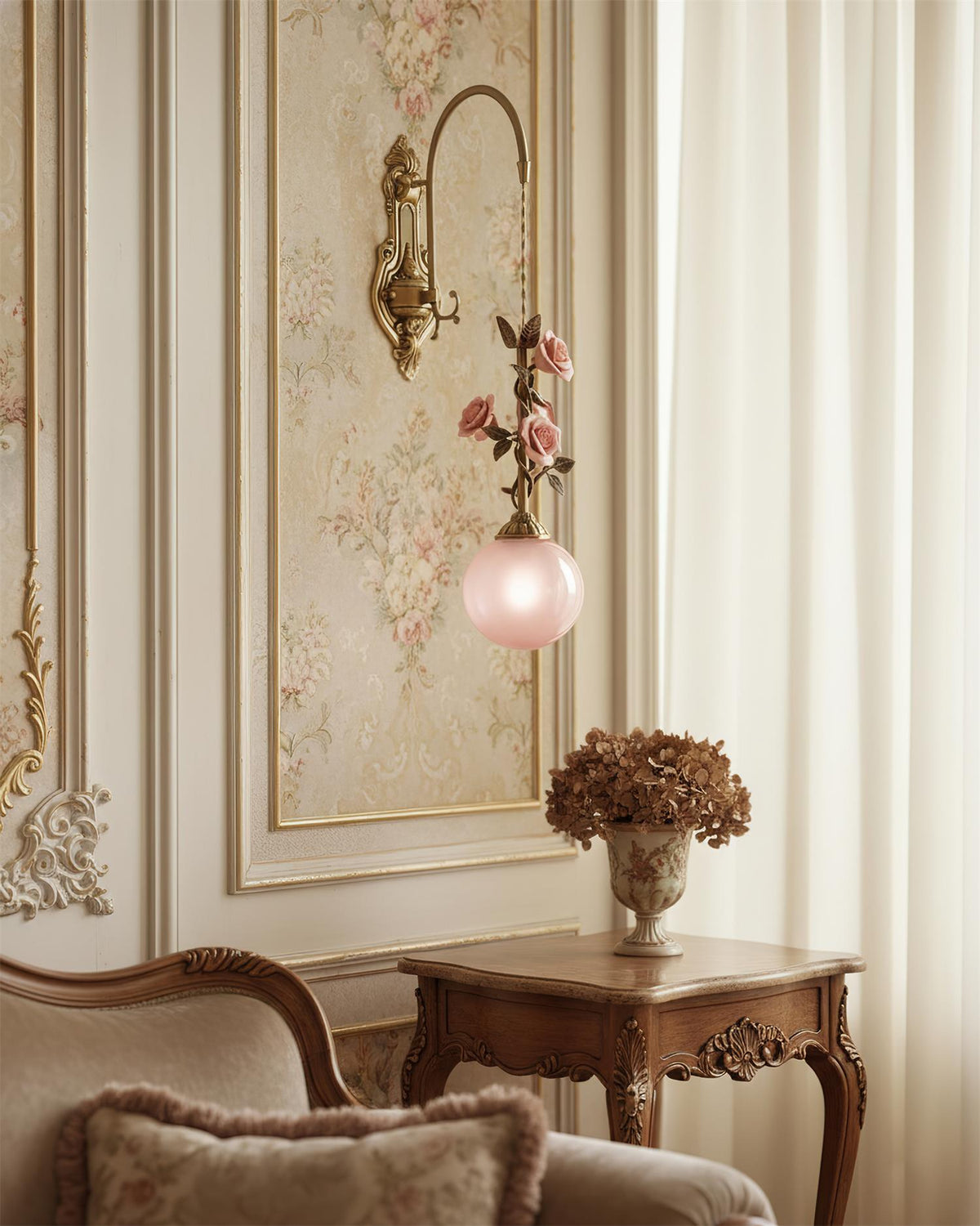 Roseline wandlamp