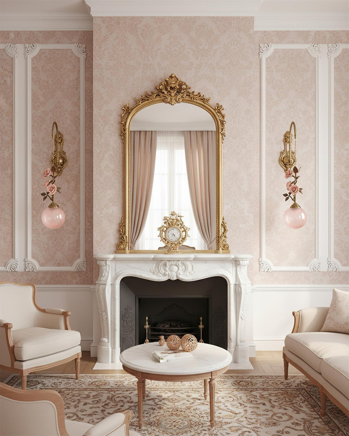 Roseline wandlamp