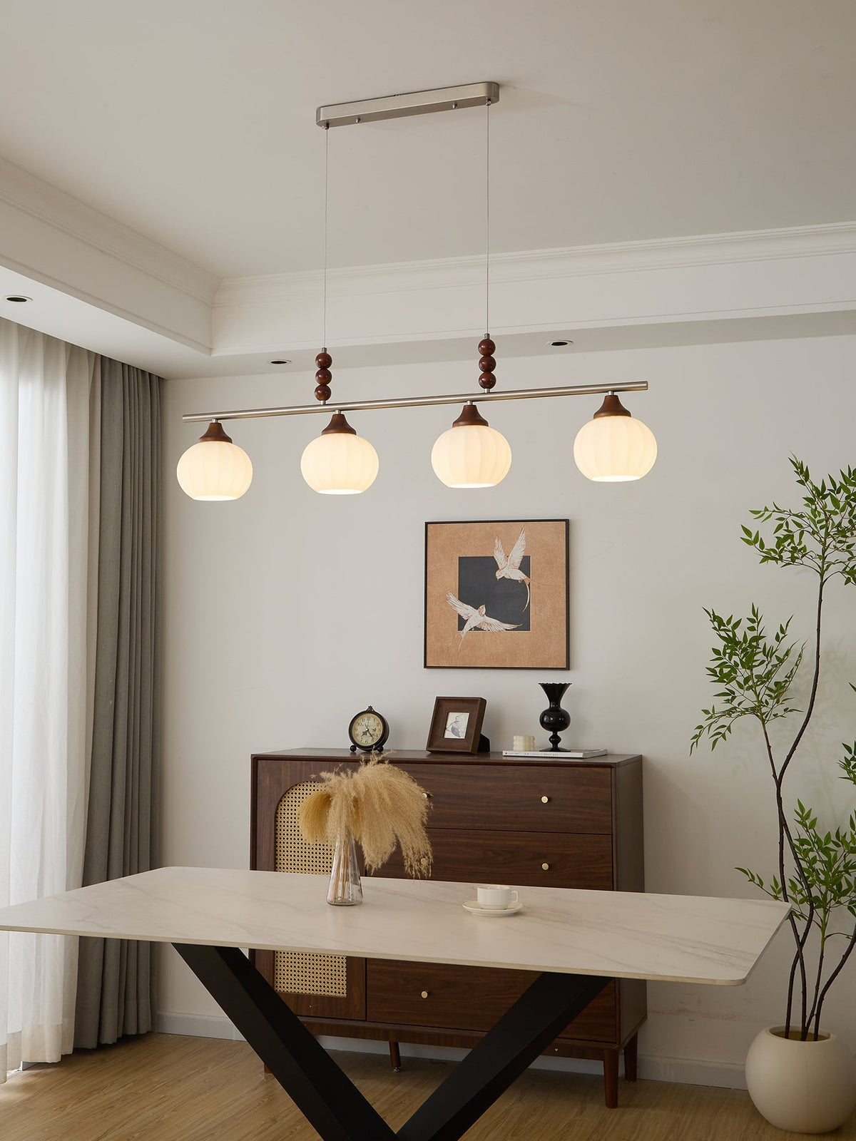Nyla Retro glas hanglamp