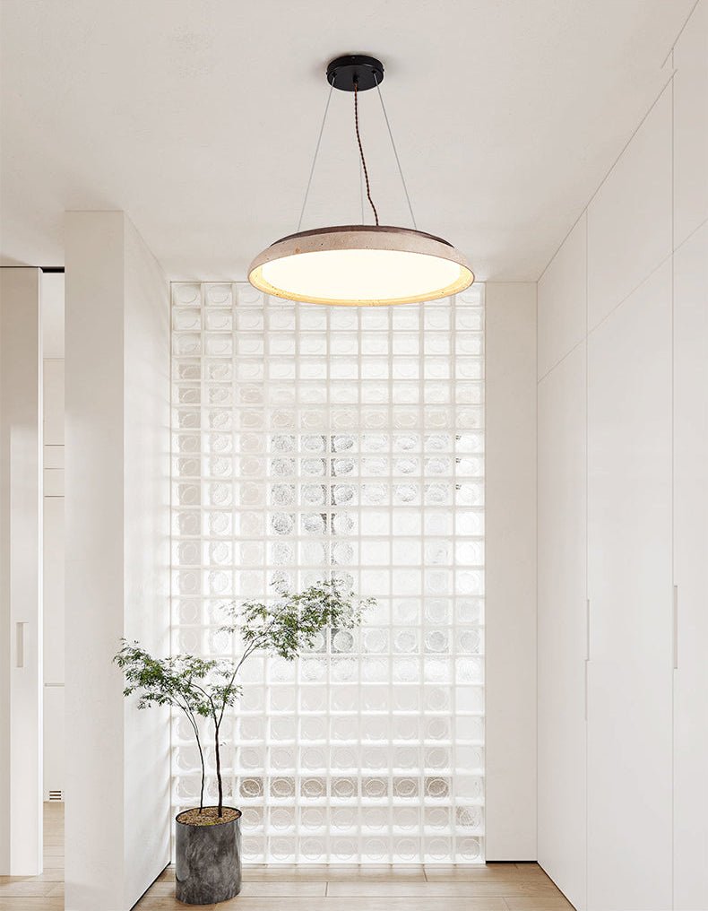 Aeron travertin Lunar Halo hanglamp