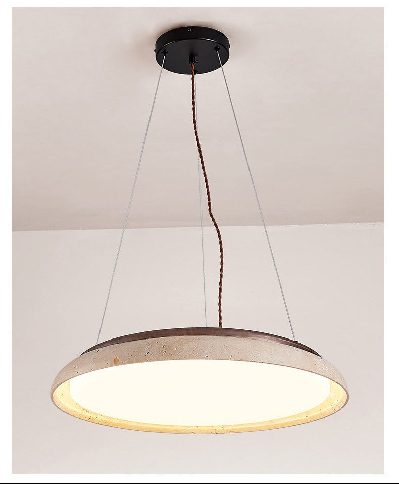 Aeron travertin Lunar Halo hanglamp