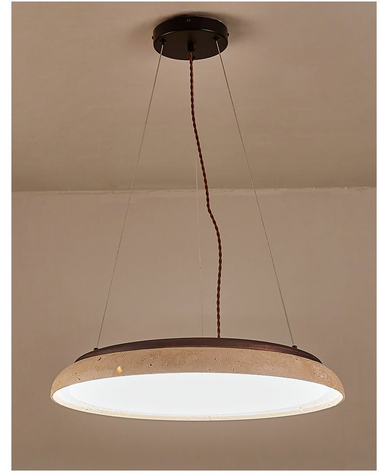 Aeron travertin Lunar Halo hanglamp