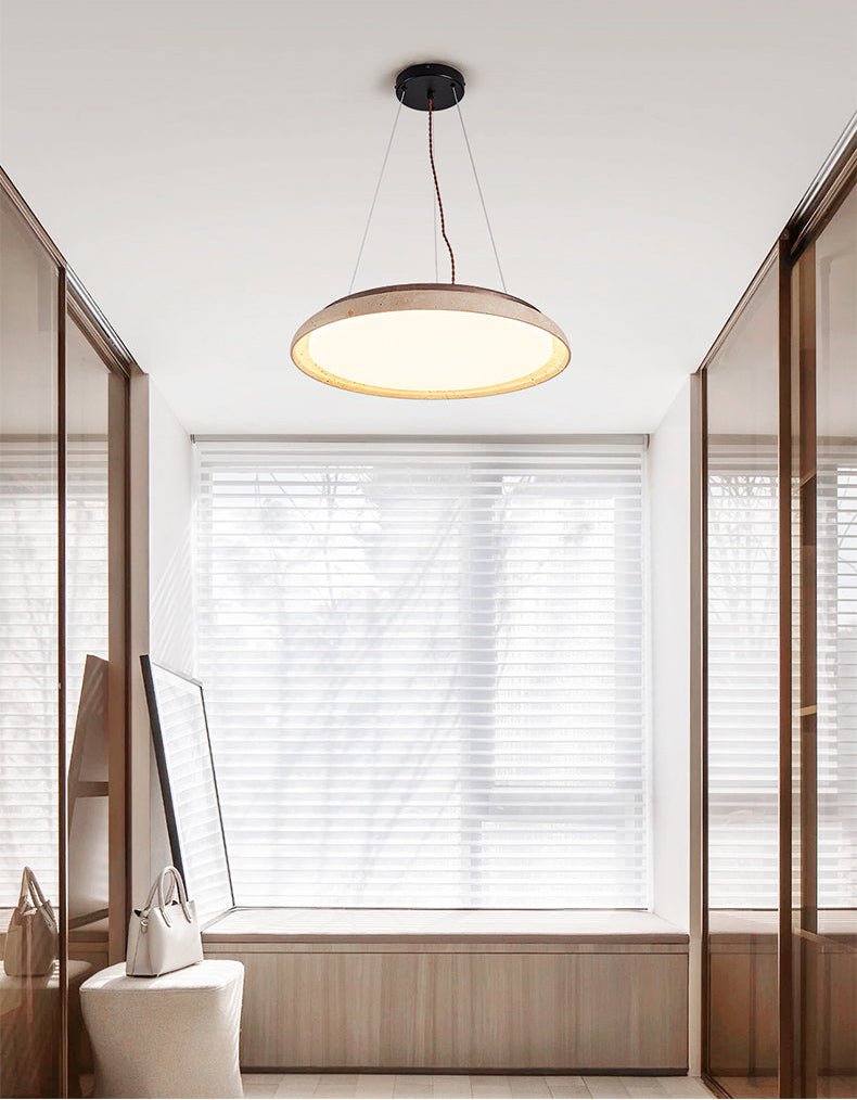 Aeron travertin Lunar Halo hanglamp