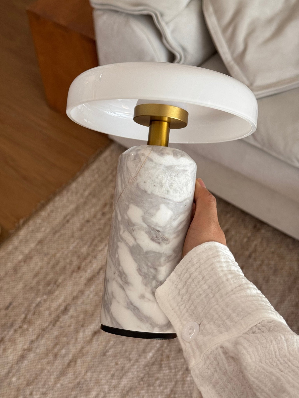 Ryvek moderne tafellamp van marmer