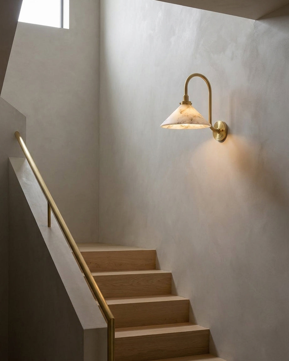 Albanella albasten wandlamp