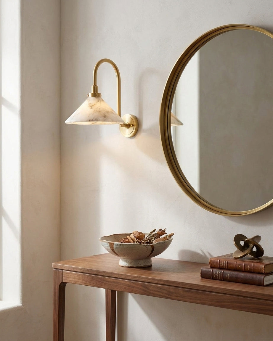 Albanella albasten wandlamp
