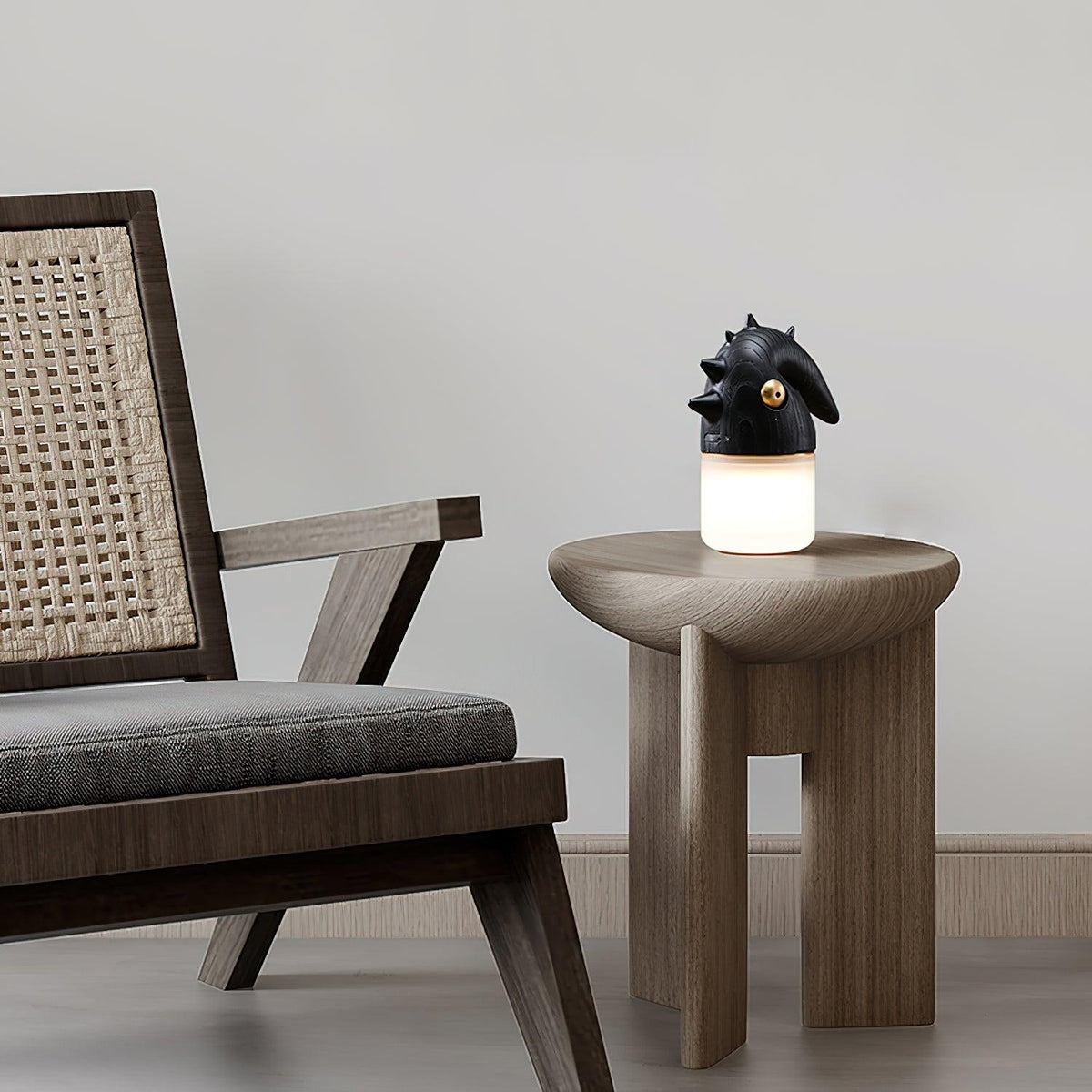 Jerry moderne tafellamp van hout