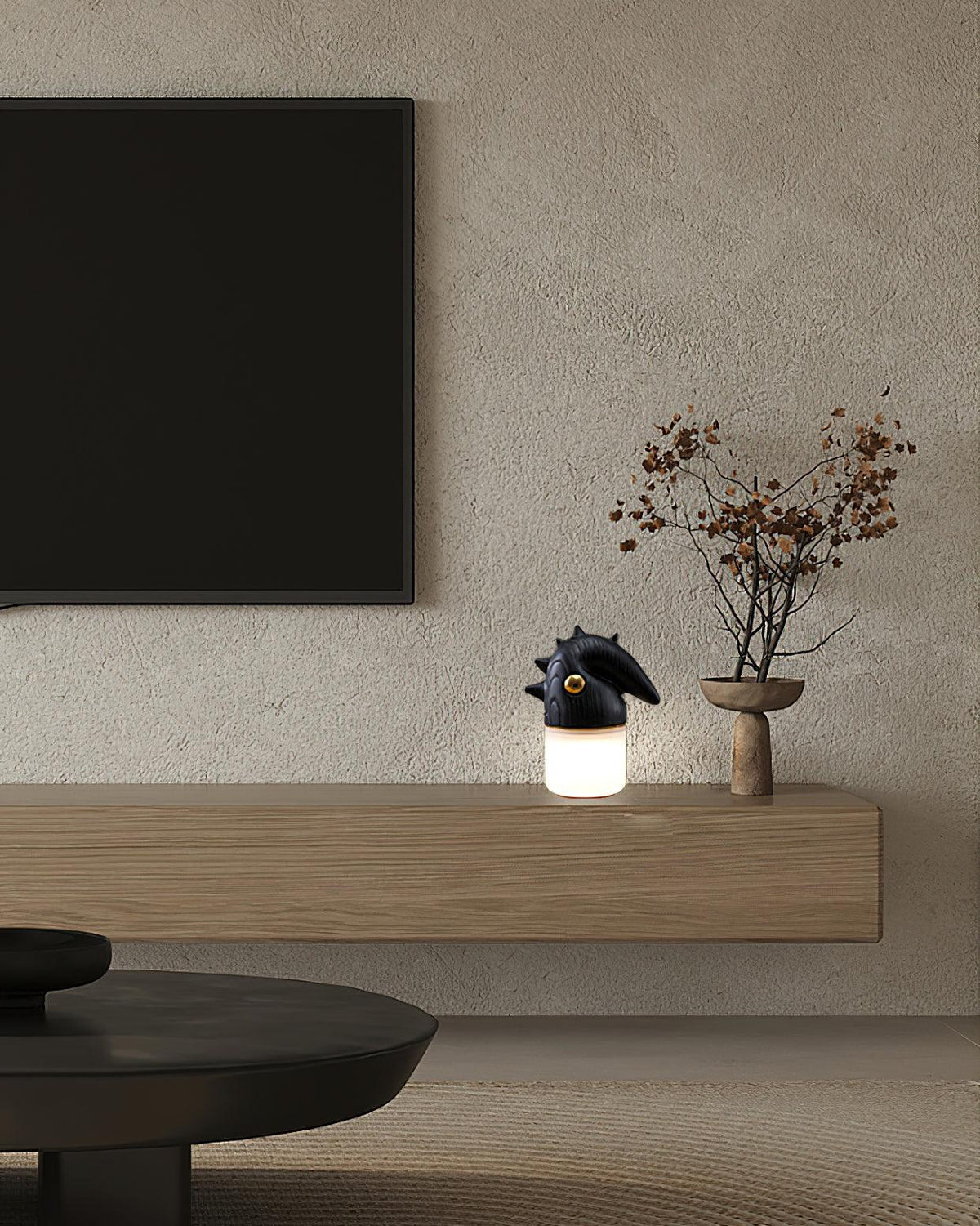 Jerry moderne tafellamp van hout