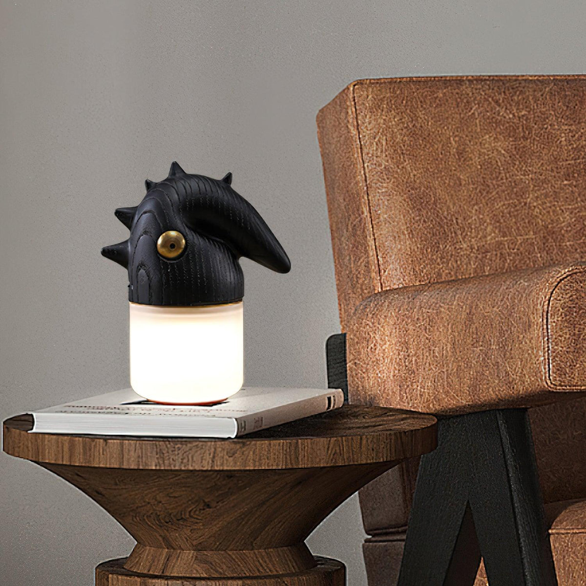 Jerry moderne tafellamp van hout