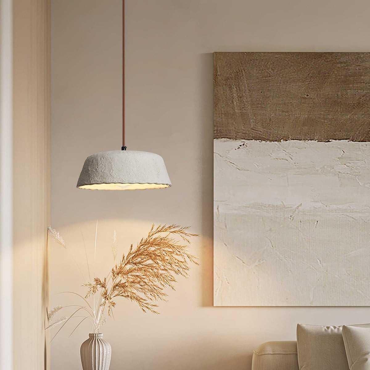 Stone Moderne hanglamp van hout