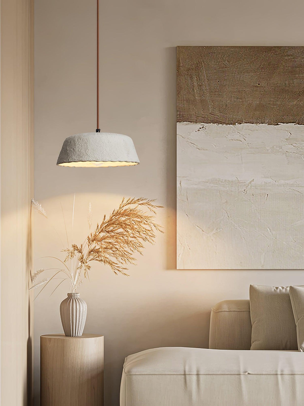 Stone Moderne hanglamp van hout