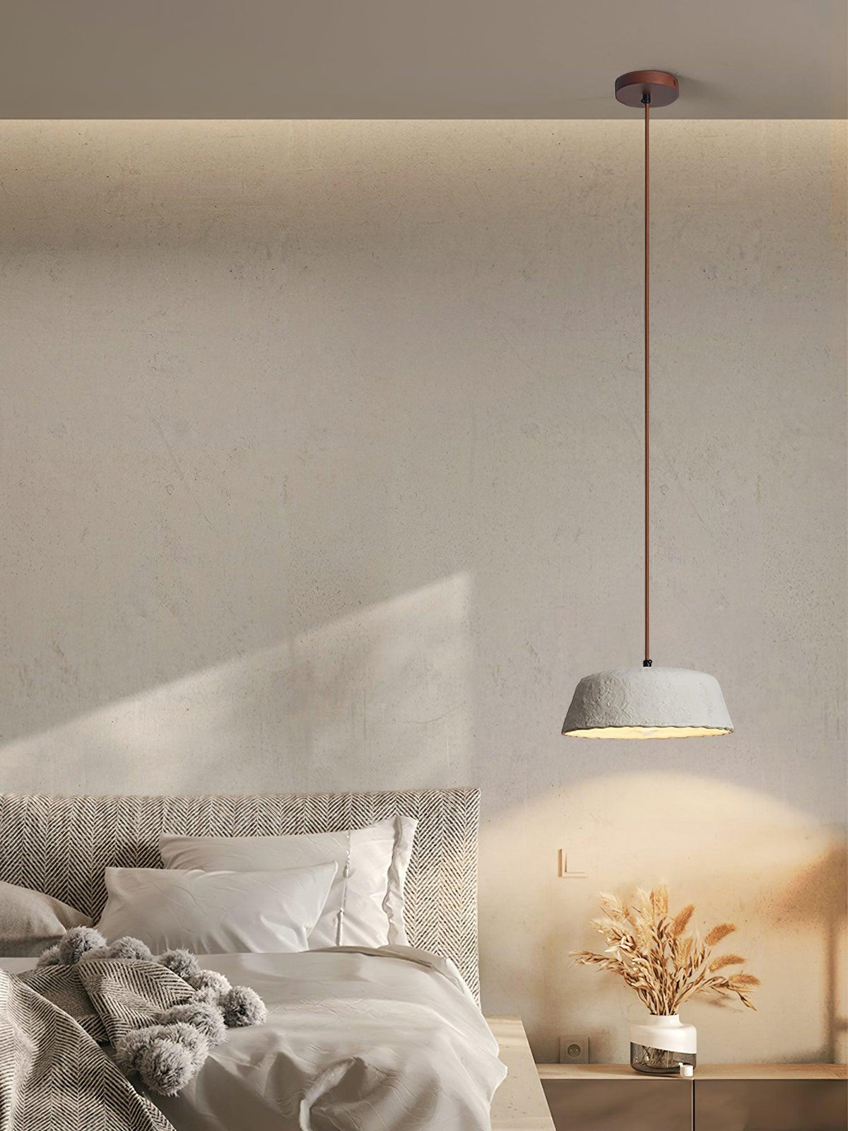 Stone Moderne hanglamp van hout