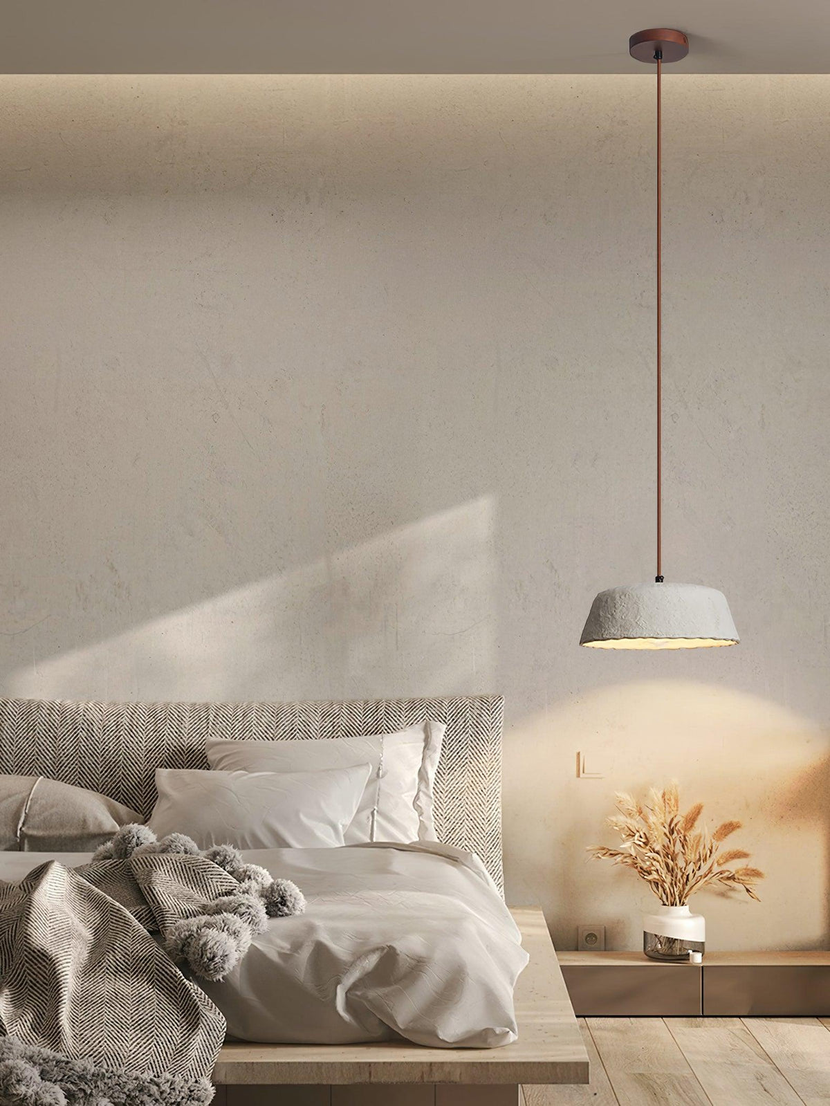Stone Moderne hanglamp van hout