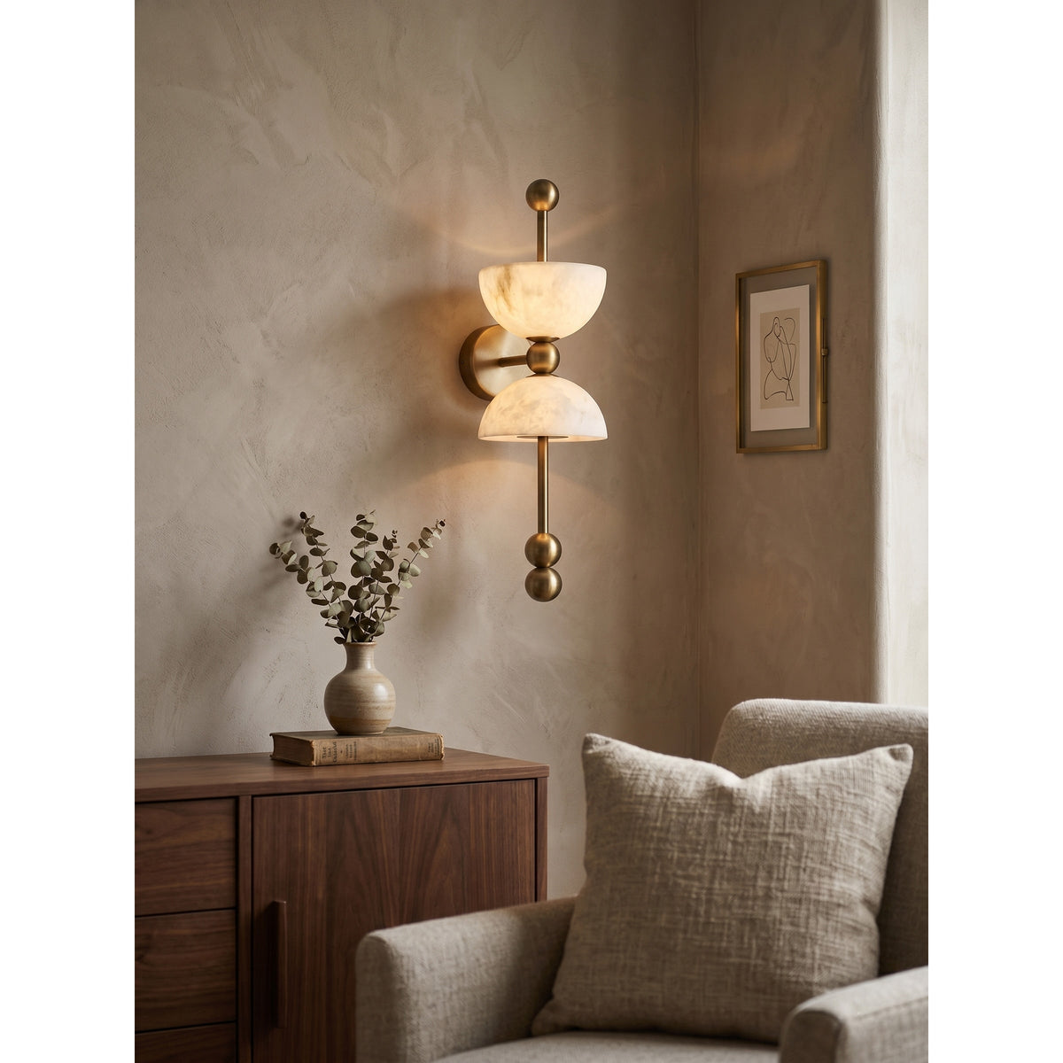Caluaine wandlamp