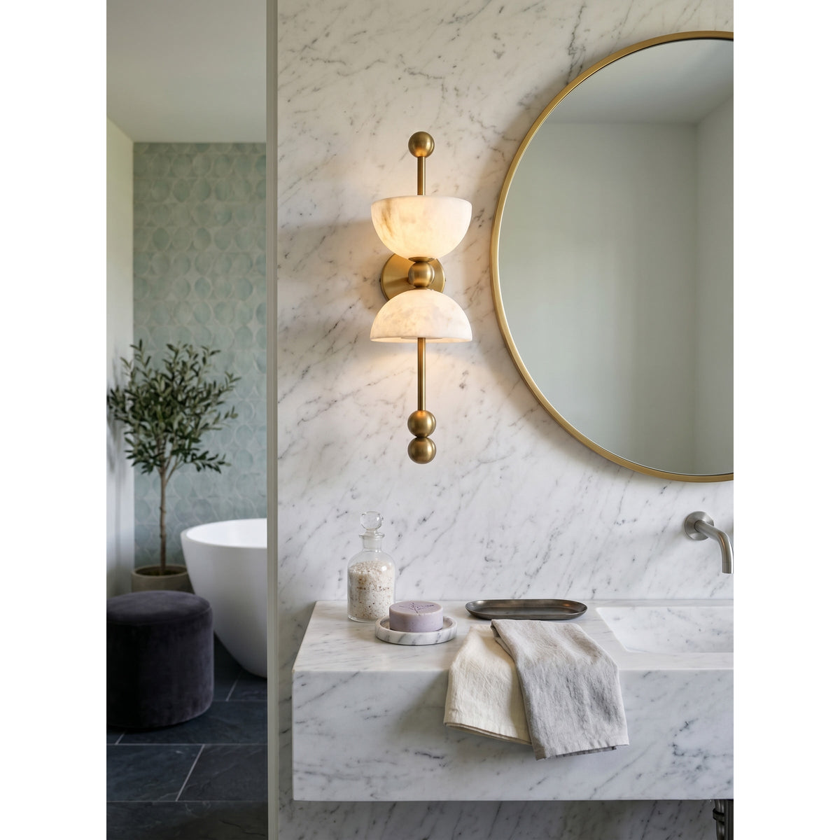 Caluaine wandlamp