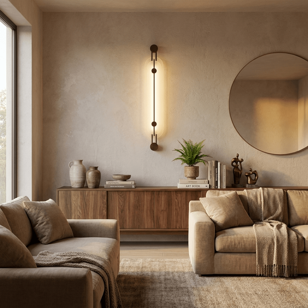 Eirirenne wandlamp in albast