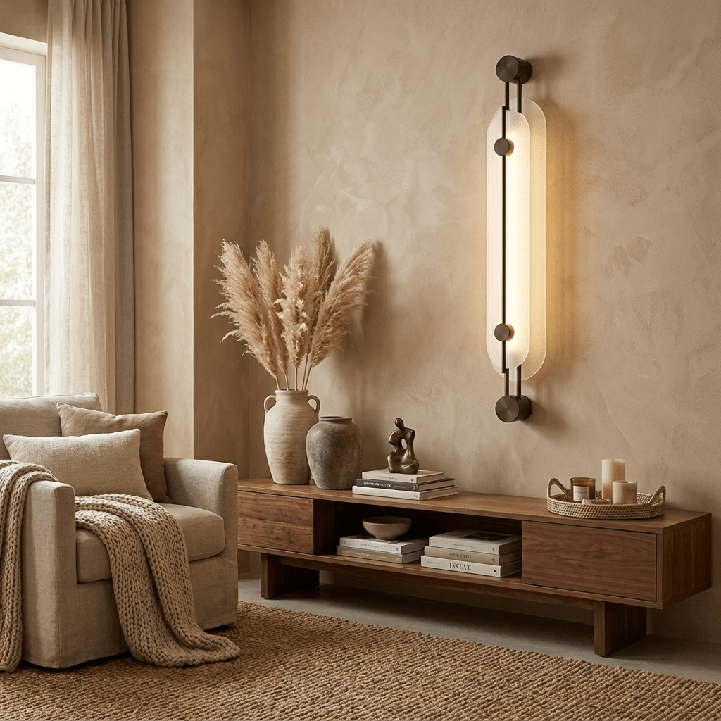 Eirirenne wandlamp in albast