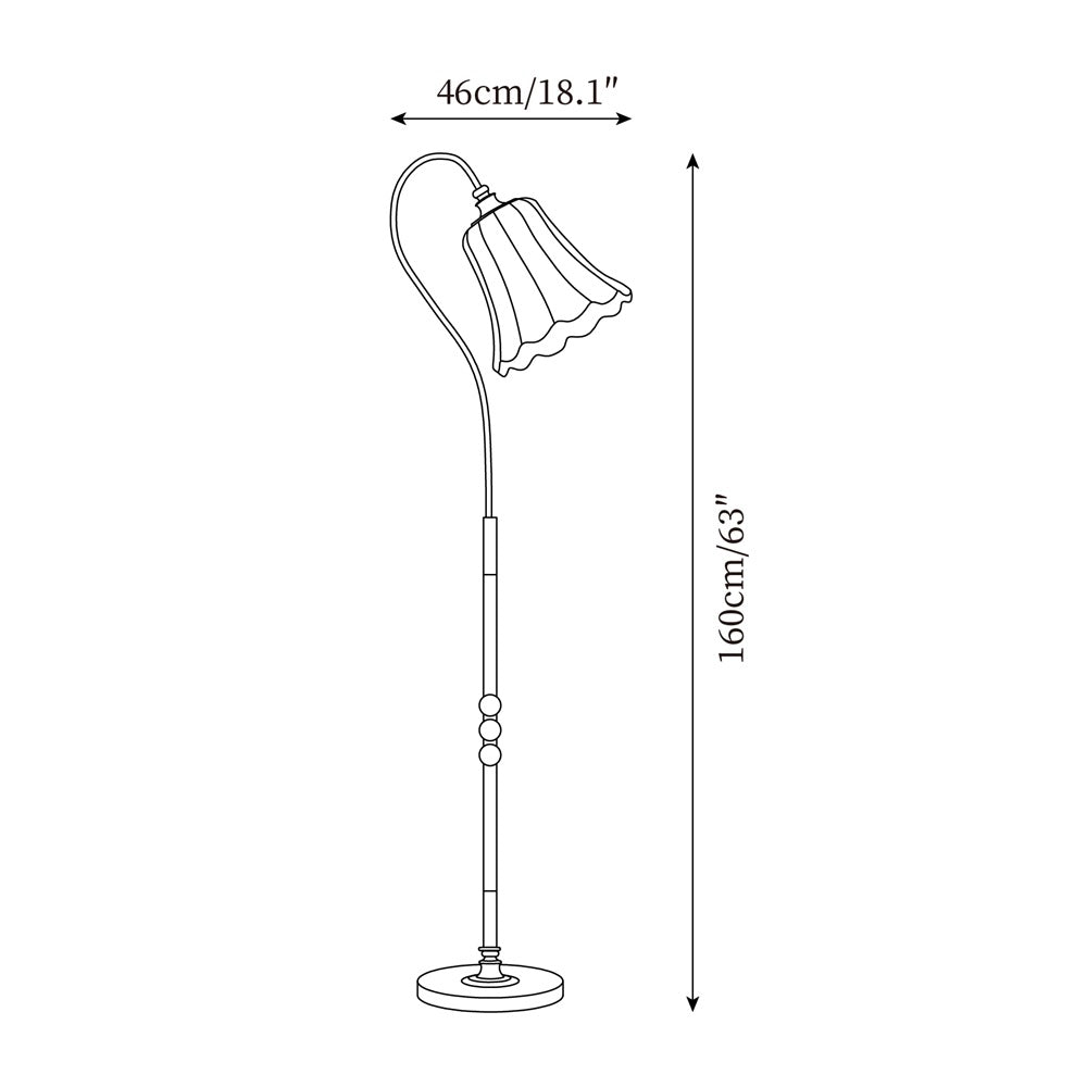 Tuliple vloerlamp