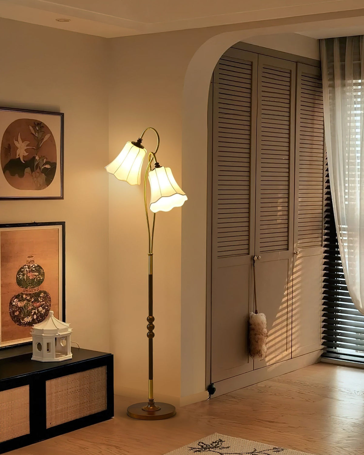 Tuliple vloerlamp
