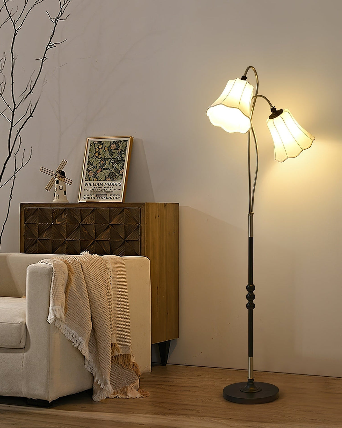 Tuliple vloerlamp