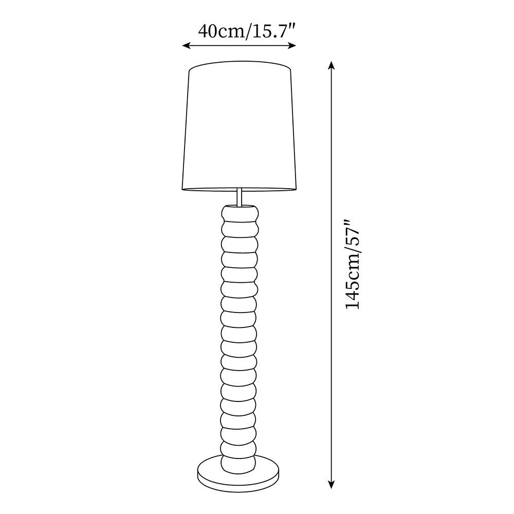 Rib vloerlamp