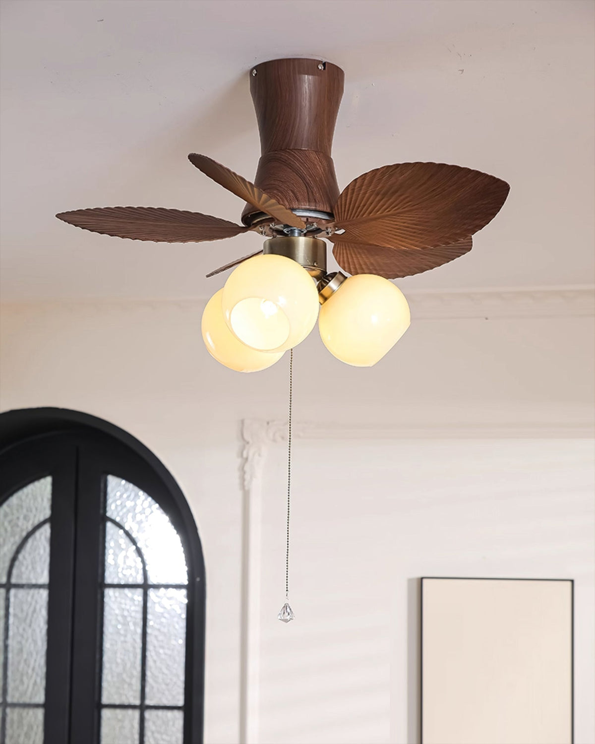 Malibu plafondventilator met verlichting