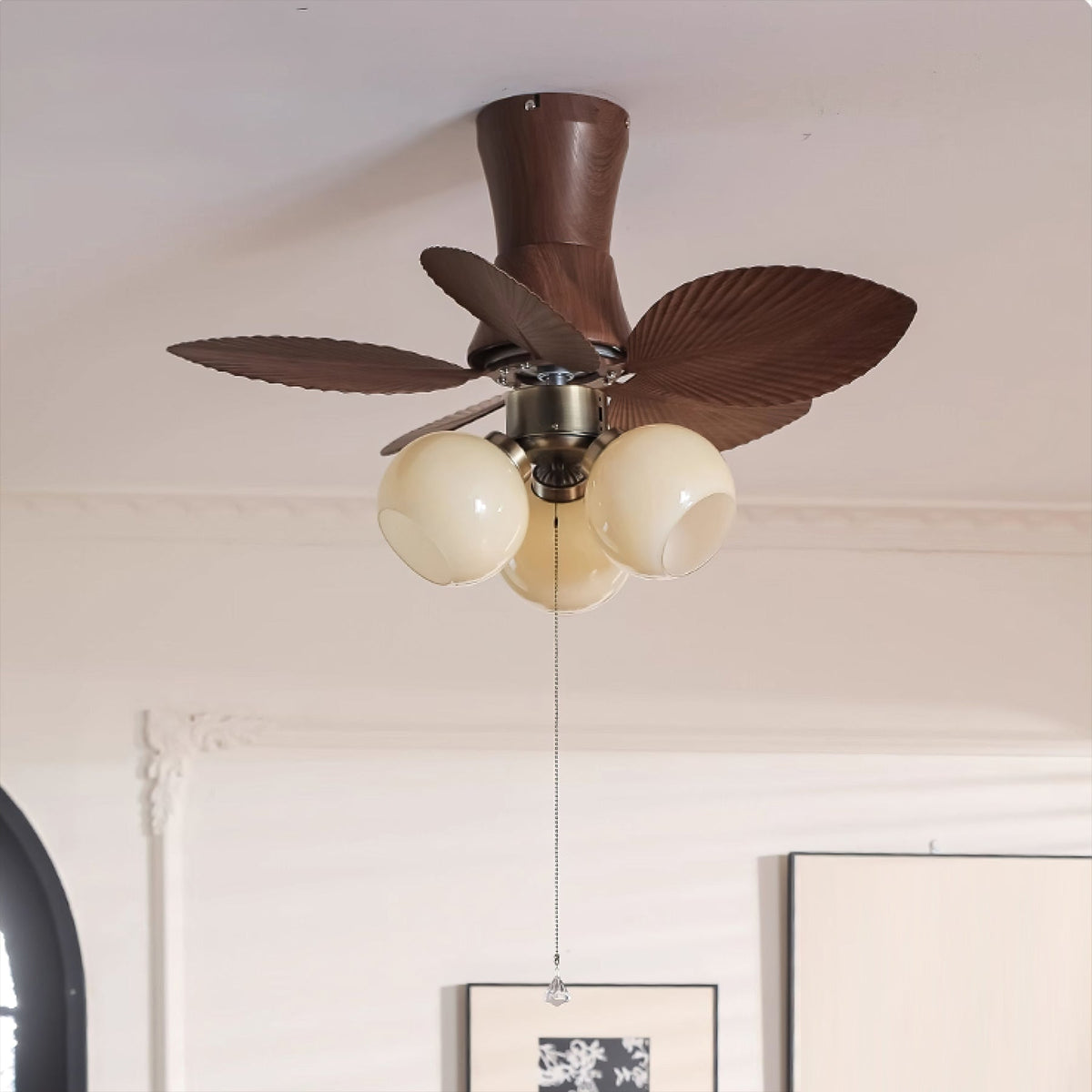 Malibu plafondventilator met verlichting