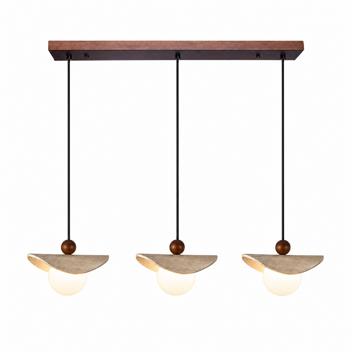Jorwick travertijn kralen hanglamp