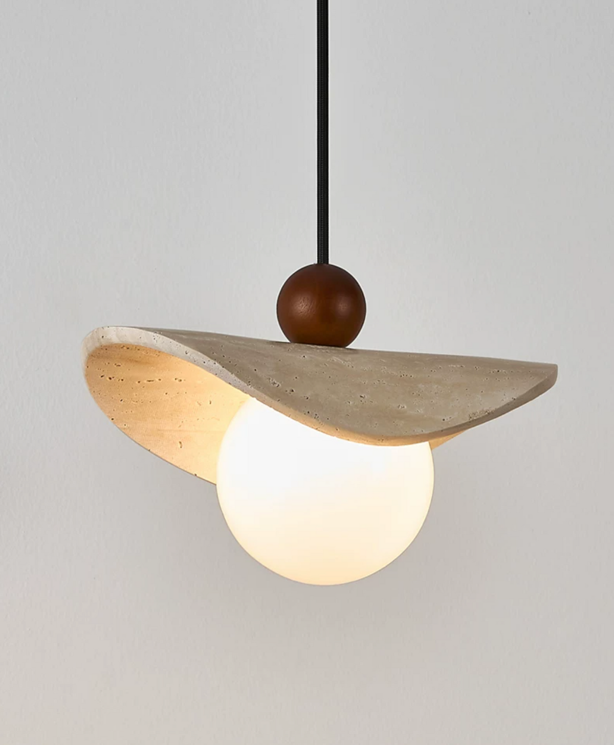 Jorwick travertijn kralen hanglamp