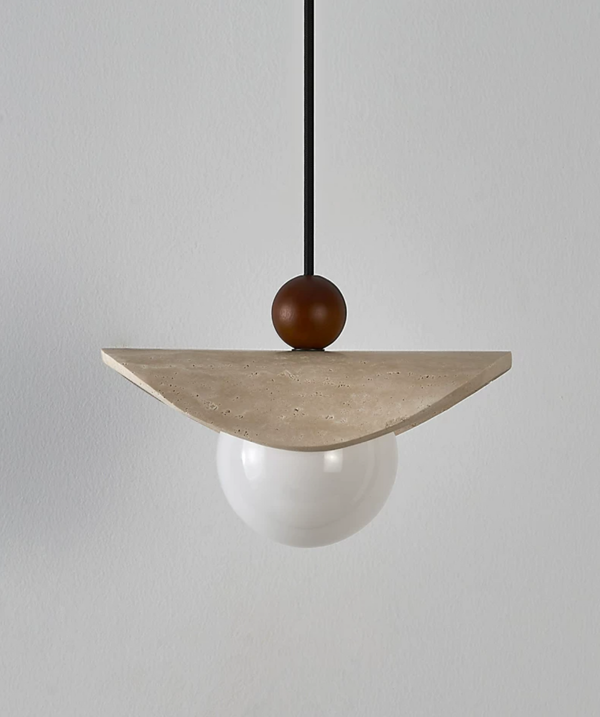 Jorwick travertijn kralen hanglamp
