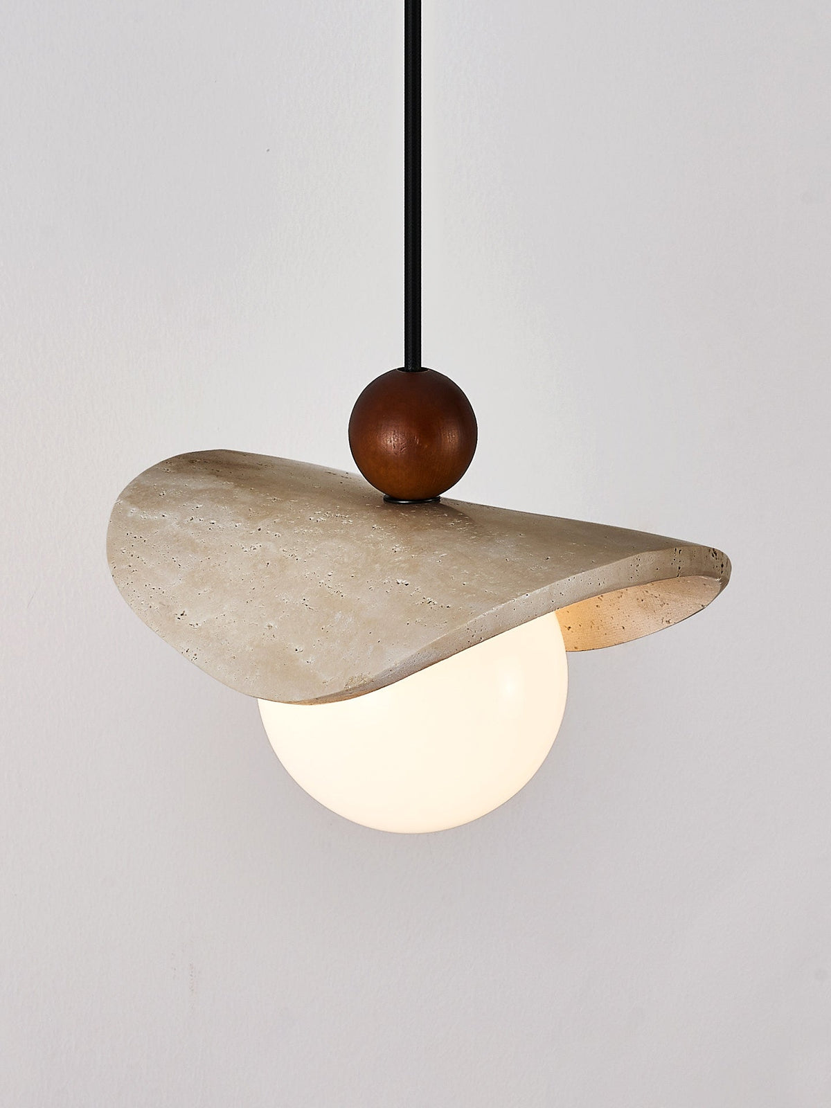 Jorwick travertijn kralen hanglamp