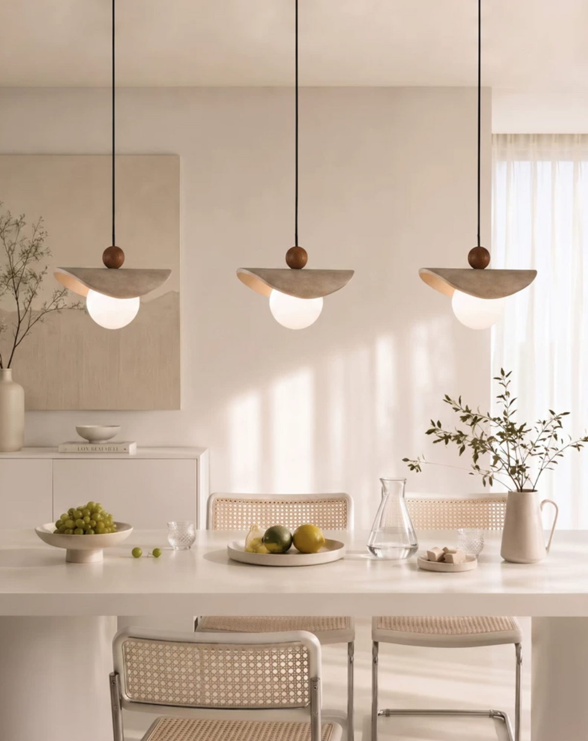 Jorwick travertijn kralen hanglamp