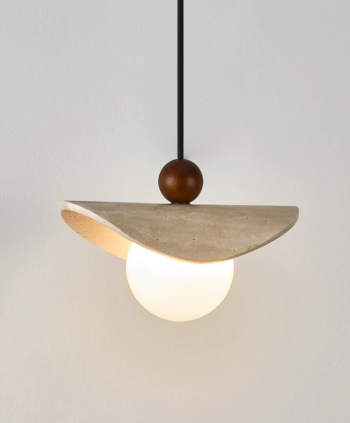 Jorwick travertijn kralen hanglamp
