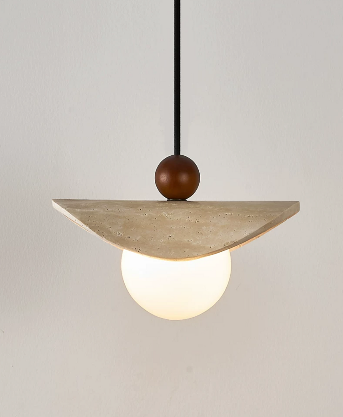 Jorwick travertijn kralen hanglamp